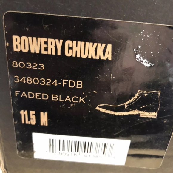Frye Men’s Bowery Chukka Boots Faded Black, Size 11.5 M main image 4